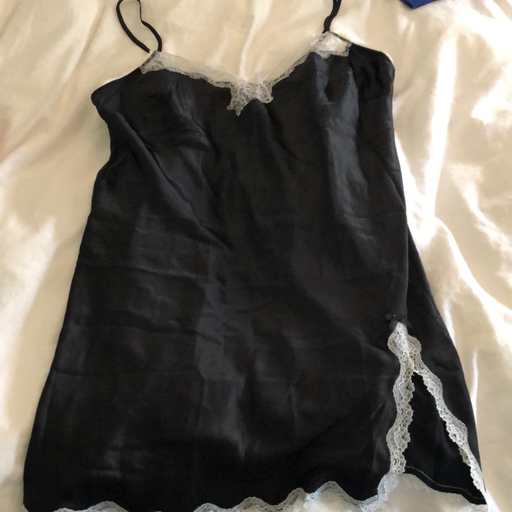 Black Silk Victorias Secret Night Dress